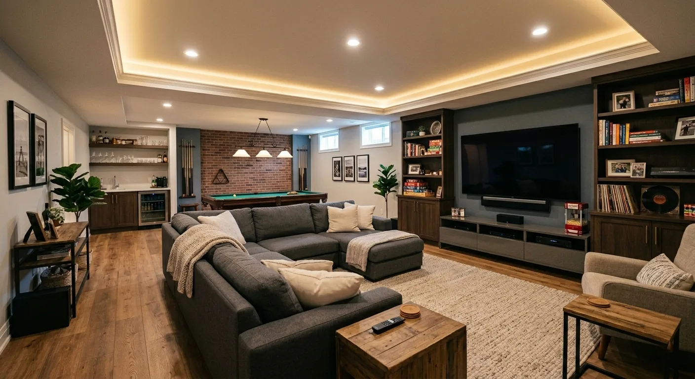 Basement Recreation Room