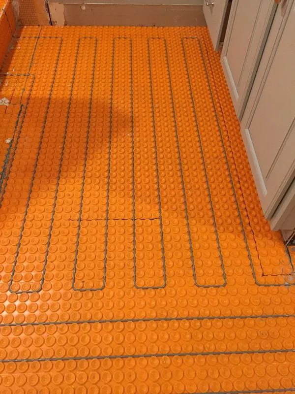 Heated Floors detail